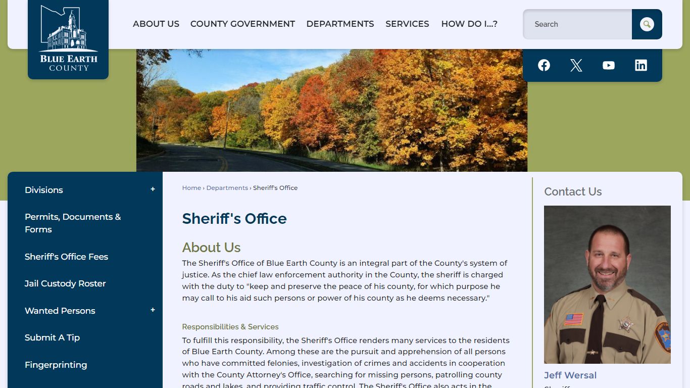 Sheriff's Office | Blue Earth County, MN - Official Website